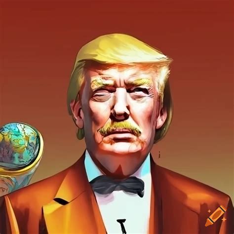 Surrealist Rendition Of Donald Trump On Craiyon