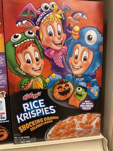 Grocery Store Kelloggs Halloween Cereals Apple Jacks And Frosted Flakes