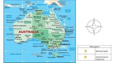 Complete Map Of Australia Places And Things