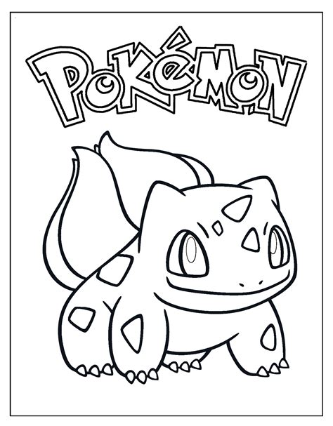 9 Popular Bulbasaur Coloring Pages · Craftwhack