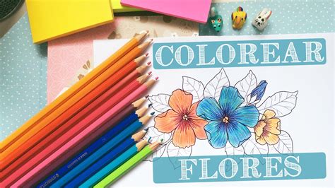 Dibujos De Flores Coloreadas Para Imprimir