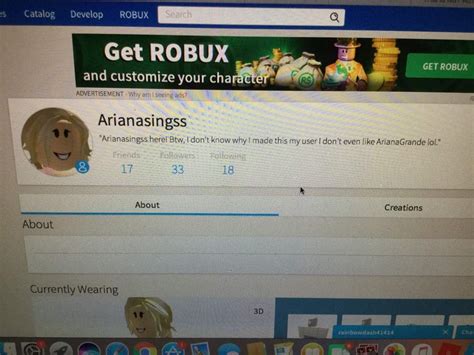 My Profile On Roblox Roblox Amino