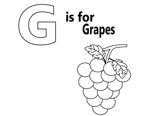 These letter g coloring sheets are a fun way to learn about the alphabet g away from the constraints posed by a classroom. Letter G Coloring Pages for Toddlers | Preschool coloring ...