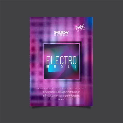 Poster Electronic Dance Music Template For Free Download On Pngtree