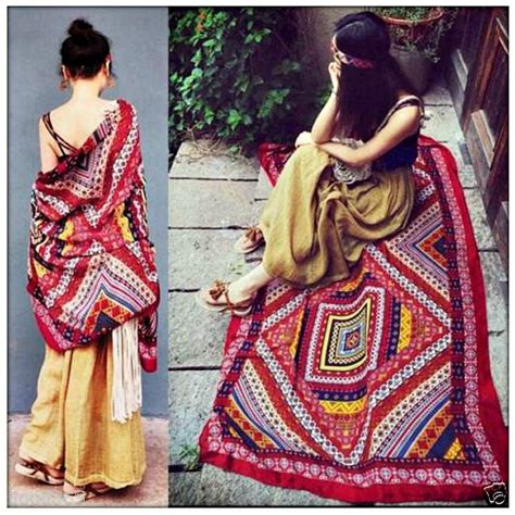 Check spelling or type a new query. Multi Color Mixed Pattern on Deep Red withTassel Boho ...