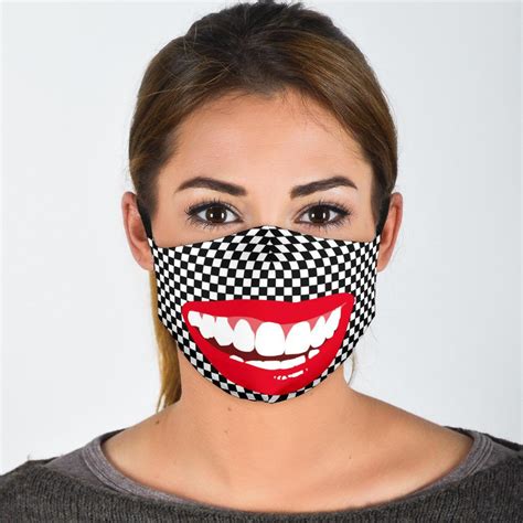 Buy Hand Crafted Funny Big Mouth Reusable Washable Adjustable Face Mask