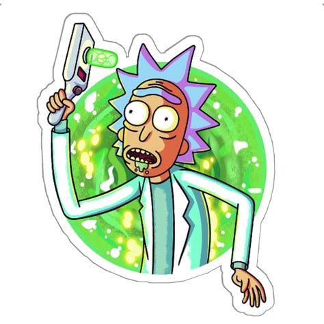 Wall Stickers Vinyl Decals Rick And Morty Drawing Ricky Y Morty