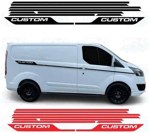 Ford Transit Custom Swb Lwb Van Sport Side Graphics Decals Styling