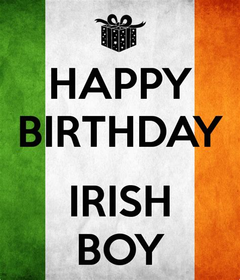 Irish Happy Birthday Meme Happy Birthday Irish Boy Poster 12 Keep Calm