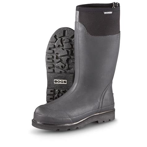 Mens Bogs® Journeyman Rubber Boots Black 236193 Rubber And Rain