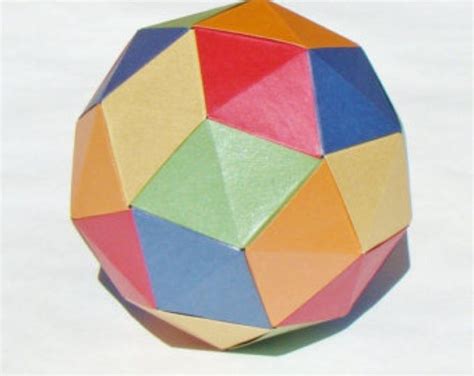 Origami Diagrams Compound Of Dodecahedron And Great Etsy Origami