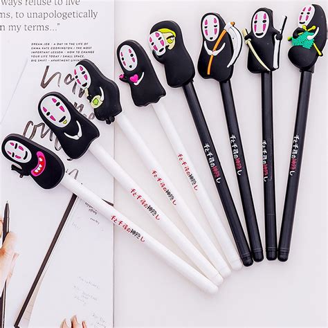 1pcs Cute Anime Gel Pen Creative Pen Cartoon Faceless Male Gel Pen