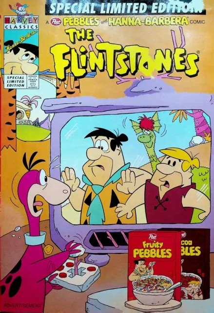 The Flintstones Post Pebbles And Hanna Barbera Harvey Comic Book 1993 £11