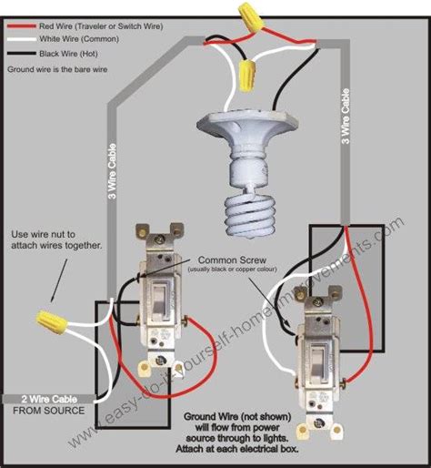 3 way switch wiring diagram pdf. How To Wire Up A Three Way Switch