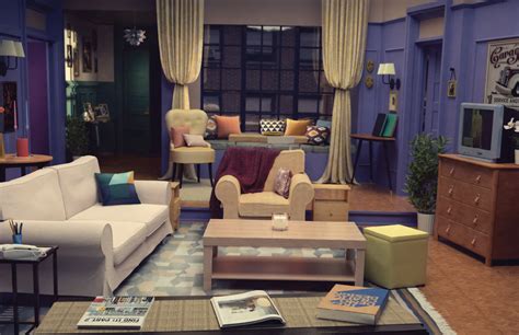 There is a door beyond the bathroom that is never opened after season 1 or mentioned until the one with the secret closet, in which it is revealed that it is full of monica's disorganized junk. You can shop the sets of your favourite TV shows thanks to ...