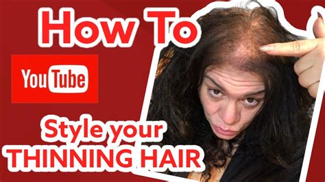 How To Style Your Thinning Hair Youtube