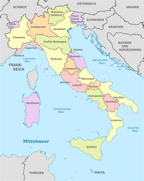 Entdecke die schönsten seiten der regionen und provinzen in spanien von andalusien bis ins baskenland. Italienische Regionen - Wikipedia
