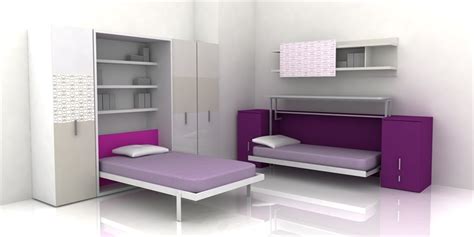 Small bedroom ideas can transform small box bedrooms and single bedrooms into stylish retreats. Cool Teen Room Furniture For Small Bedroom by Clei | DigsDigs