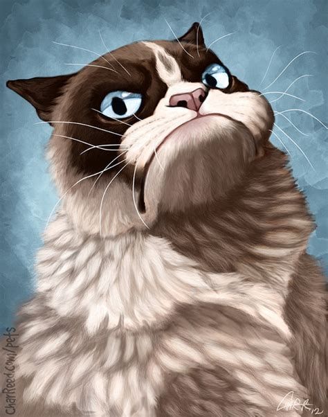 Tard Caricature Grumpy Cat Know Your Meme