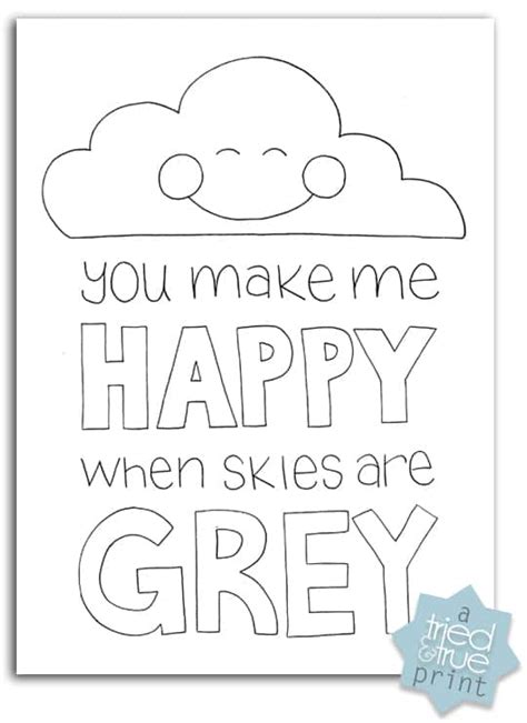 *關於須知 主要更新17 you are my sunshine :: Free Coloring Pages - Tried & True