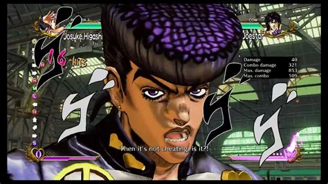 Jojo All Star Battle 85 Josuke 4 Combo Youtube