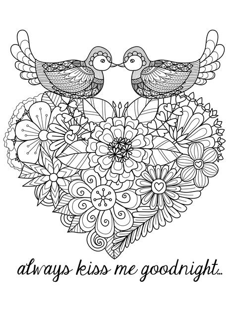 ⭐ free printable valentines day coloring book. Valentines Day Coloring Pages for Adults - Best Coloring ...