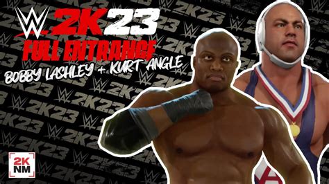WWE 2K23 Bobby Lashley And Kurt Angle S Full Entrances YouTube