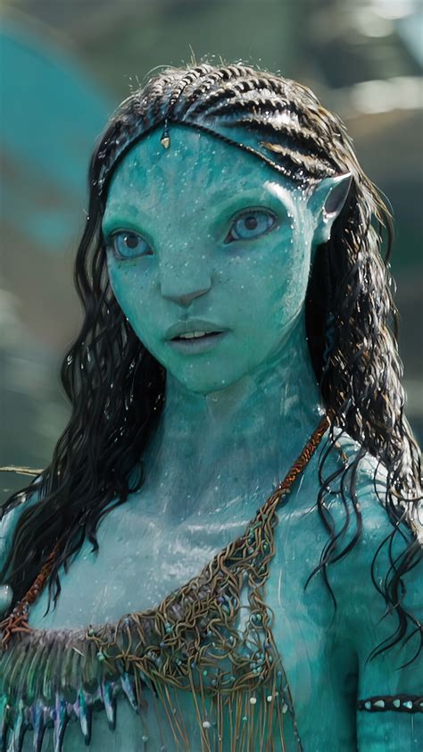 Avatar The Way Of The Water Movie 2022 Navi Tsireya Hd Phone