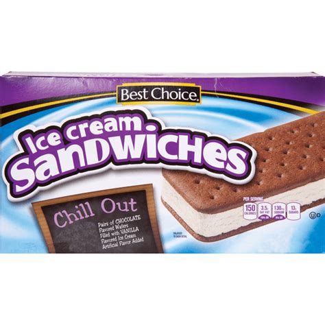 Best Choice Ice Cream Sandwich Ice Cream Treats And Toppings Rons