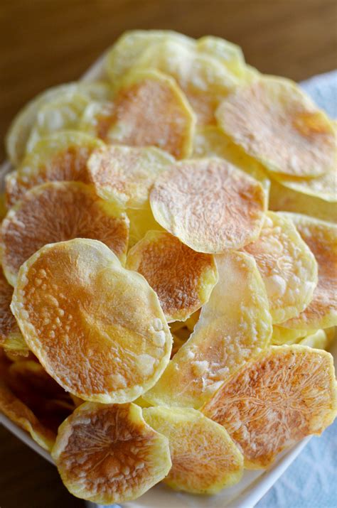 Wash / scrub it well with water (no soap or detergent of any kind). Microwave Potato Chips - Eclectic Momsense