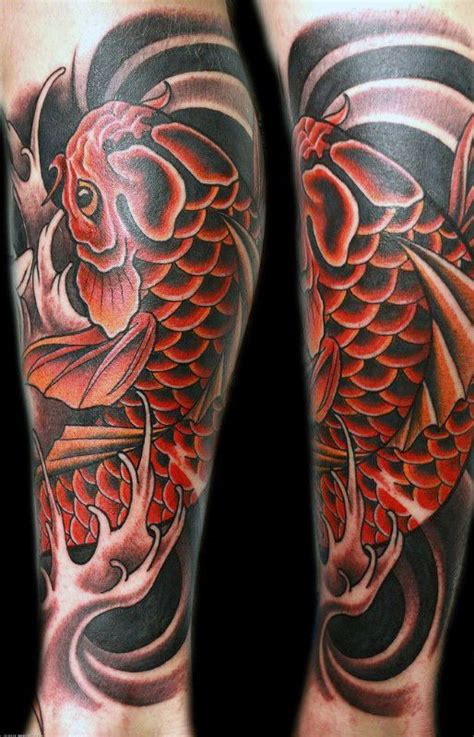 Koi Fish Tattoo Sleeve For Men