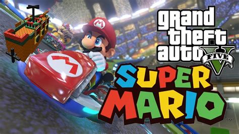 Gta 5 Mods Super Mario Mod With Mario Kart Gta 5 Pc Mods Gameplay 5