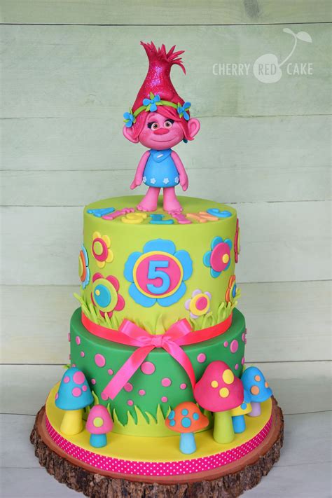 Trolls cake- Poppy | Trolls birthday cake, Trolls cake, Trolls birthday party