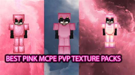 Best Pink Mcpe Pvp Texture Packs Youtube