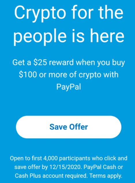 How to buy bitcoins with paypal. Expired YMMV PayPal: Buy $50/$100 In Cryptocurrency ...