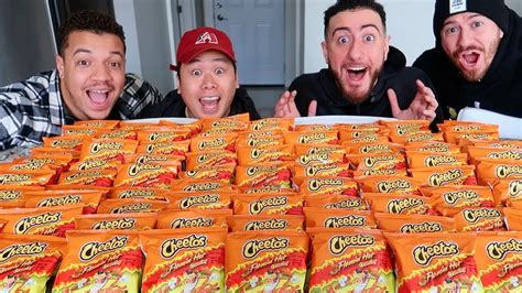 Extreme Spicy Flamin Hot Cheetos Challenge Youtube