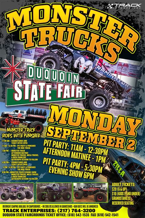 FAIR MONSTER TRUCK CARD 4 x 6 – Track Enterprises