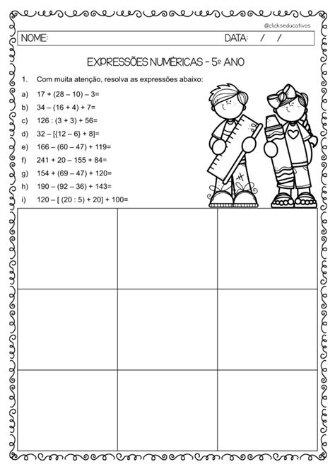 Dicas De EducaÇÃo Expressões Numéricas 5º Ano