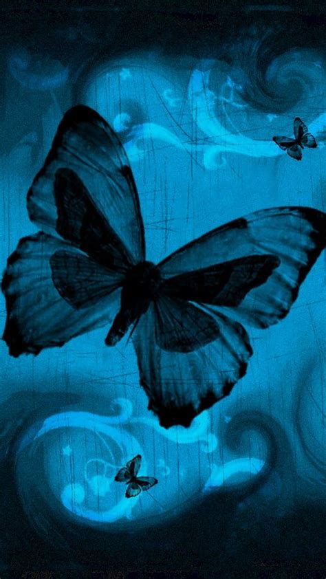 Blue Butterfly Wallpapers On Wallpaperdog