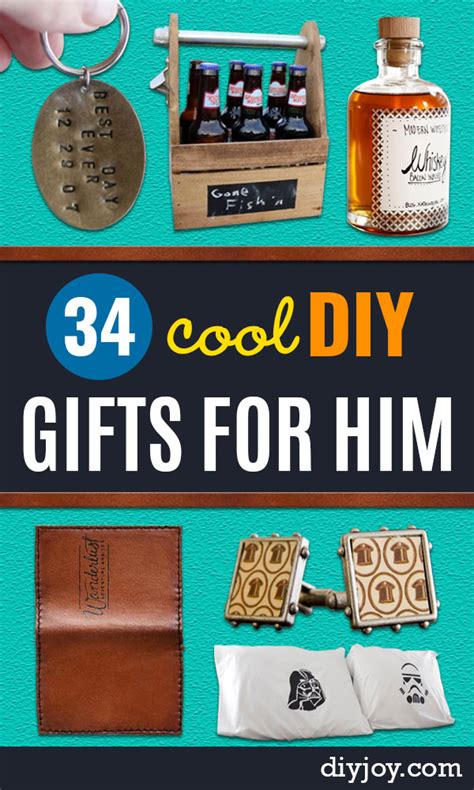 3 creative romantic christmas gifts for husband. 34 DIY Gifts for Him -Handmade Gift Ideas for Guys