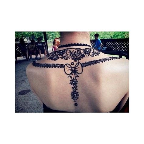 Henna Back Design Jewel Tattoo Dainty Tattoos Tattoos