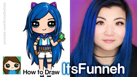 Funneh Coloring Page How To Draw Itsfunneh Famous Youtuber