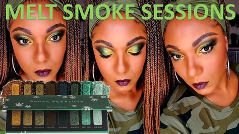 Melt Smoke Sessions Easy Green Eye Look Youtube