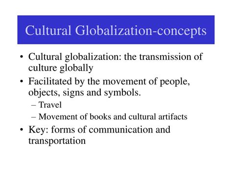Ppt Cultural Globalization Powerpoint Presentation Free Download