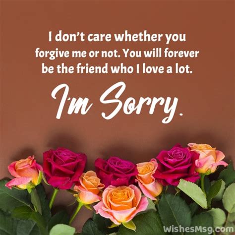 Sorry Messages For Friends Apology Quotes WishesMsg