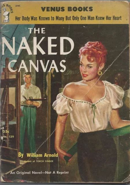 VENUS BOOKS THE Naked Canvas By William Arnold Vintage Sleaze Digest