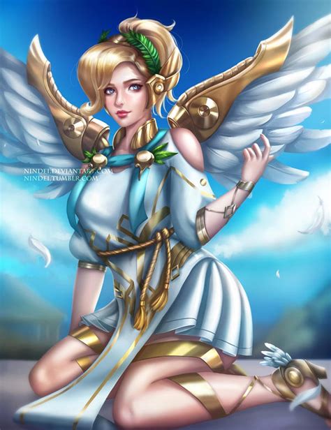 Winged Victory Mercy By Nindei On Deviantart