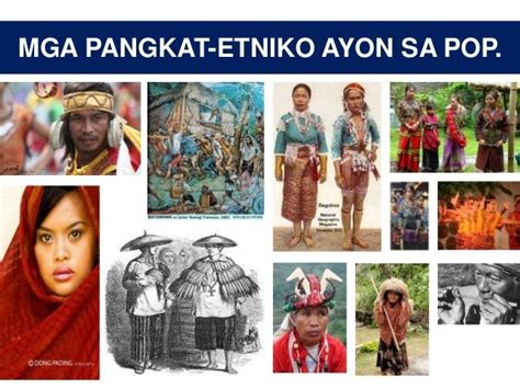 Pangkat Etniko Sa Pilipinas At Kanilang Larawan