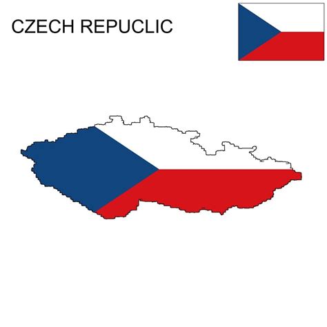 Czech Republic Flag Map And Meaning Mappr