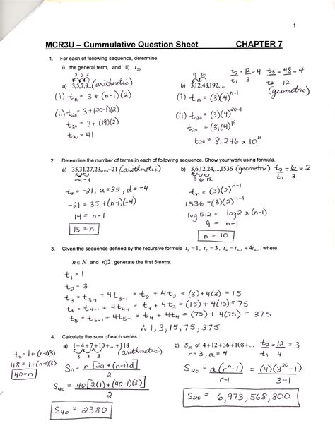 Learn arithmetic, algebra, geometry, and other math skills. Unit 7 & 8: Sequences, Series, and Financial Applications ...